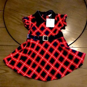 Janie & Jack holiday dress 6 to 12 months